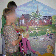 Children Painting Mural